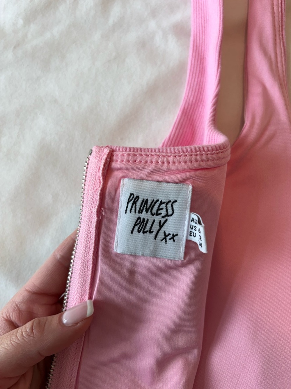 Princess Polly Pink Crop Top - Picture 3 of 4
